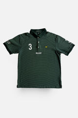 McILROY No. 3 Golf Jersey – Mintlen Golf Café – Azalea Green and White Stripes | 3 of 16