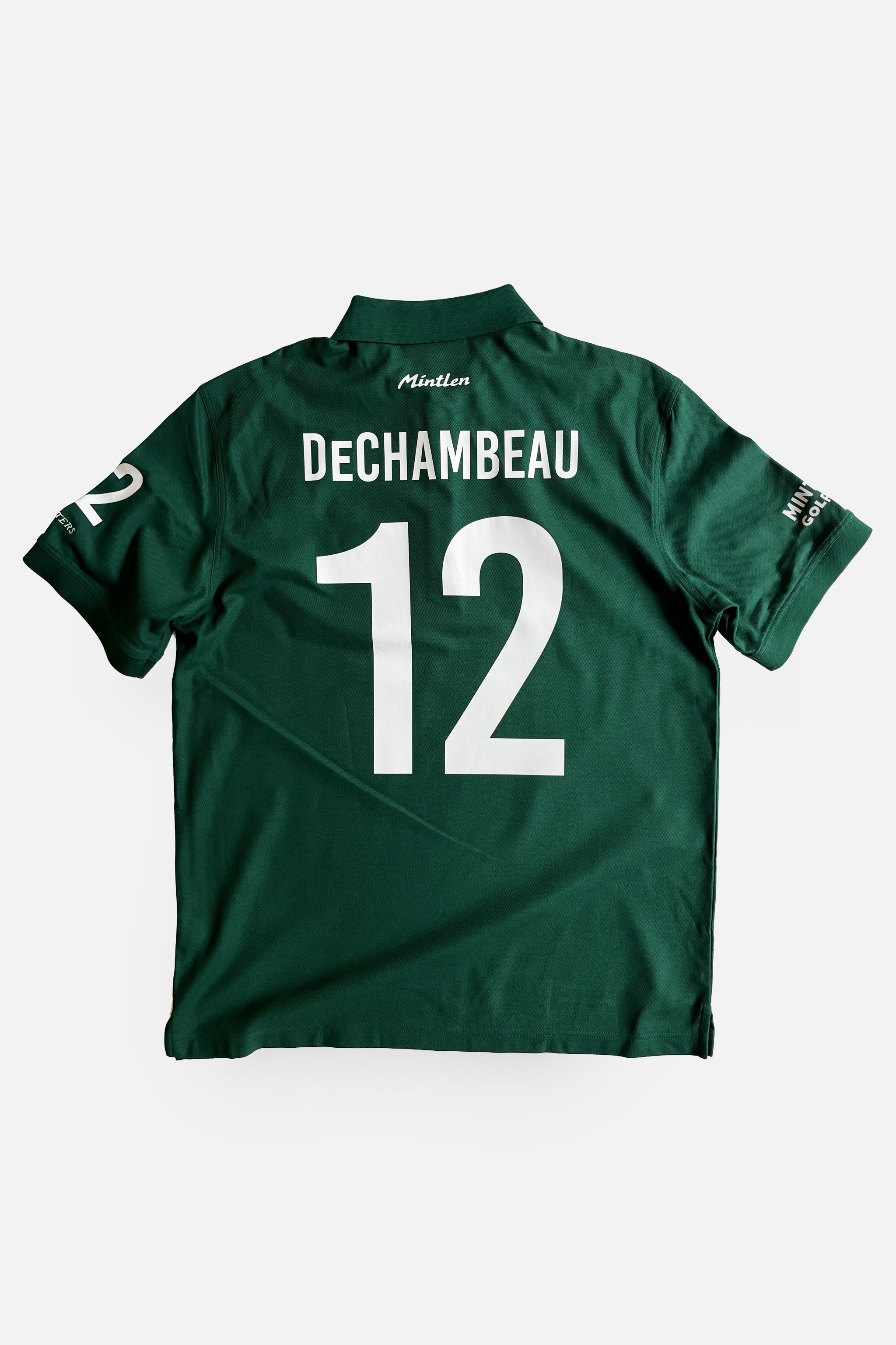 DeCHAMBEAU No. 12 Golf Jersey – Mintlen Golf Café – Azalea Green | 13 of 18
