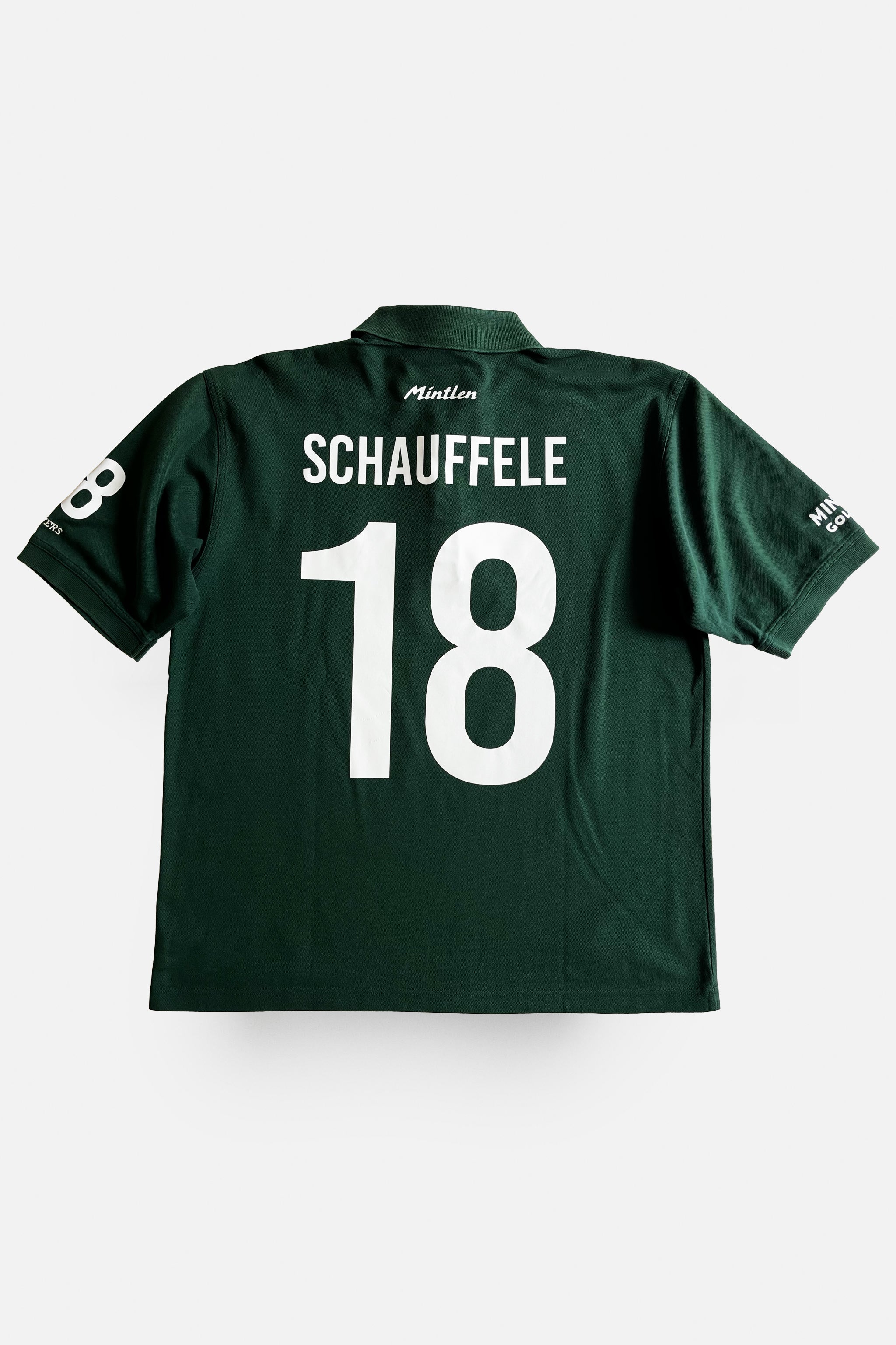 SCHAUFFELE No. 18 Golf Jersey – Mintlen Golf Café – Azalea Green | 14 of 18