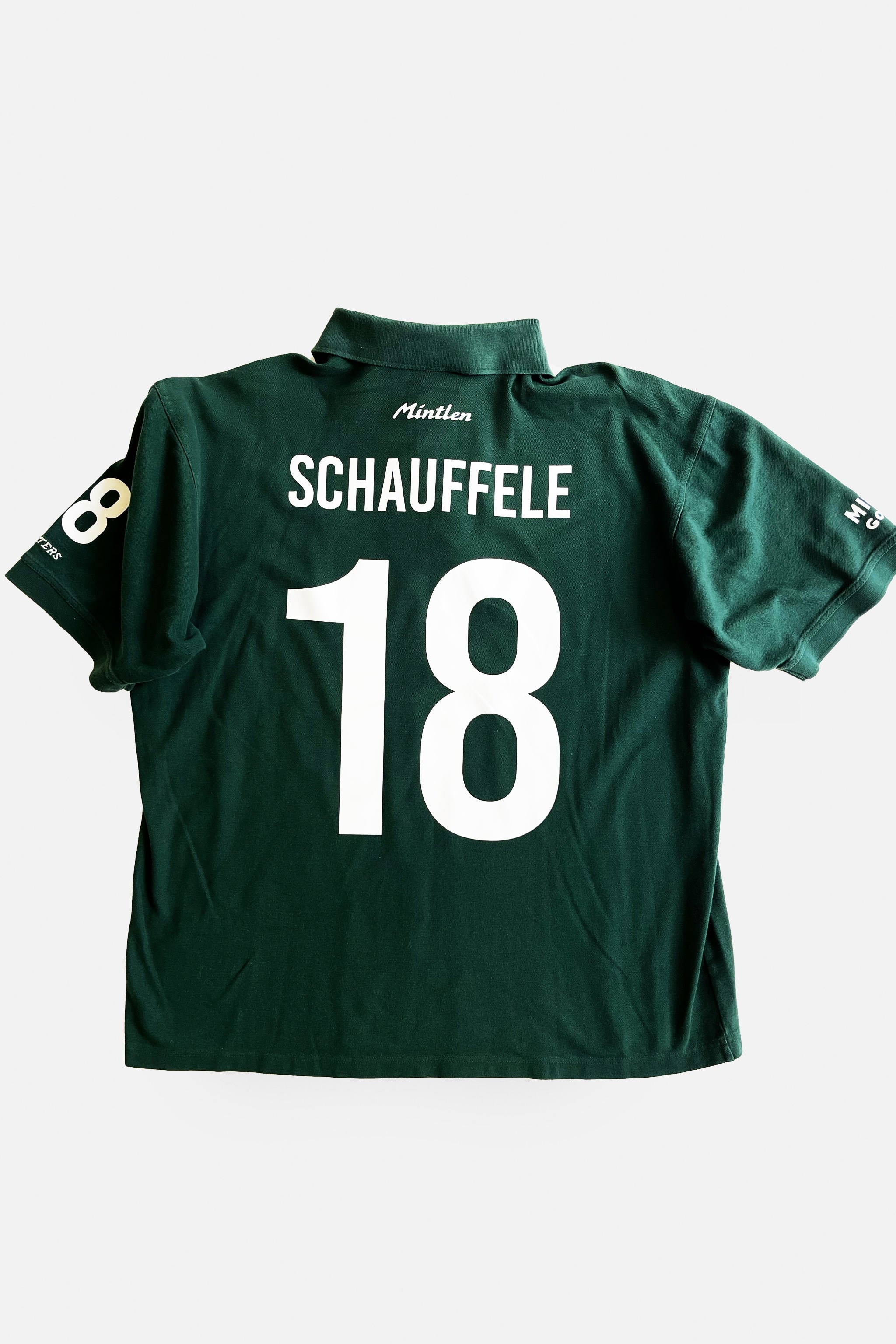 SCHAUFFELE No. 18 Golf Jersey – Mintlen Golf Café – Azalea Green | 15 of 18