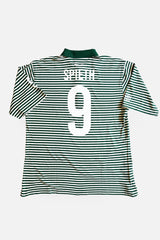 SPIETH No. 9 Golf Jersey – Mintlen Golf Café – Azalea Green and White Stripes | 17 of 18