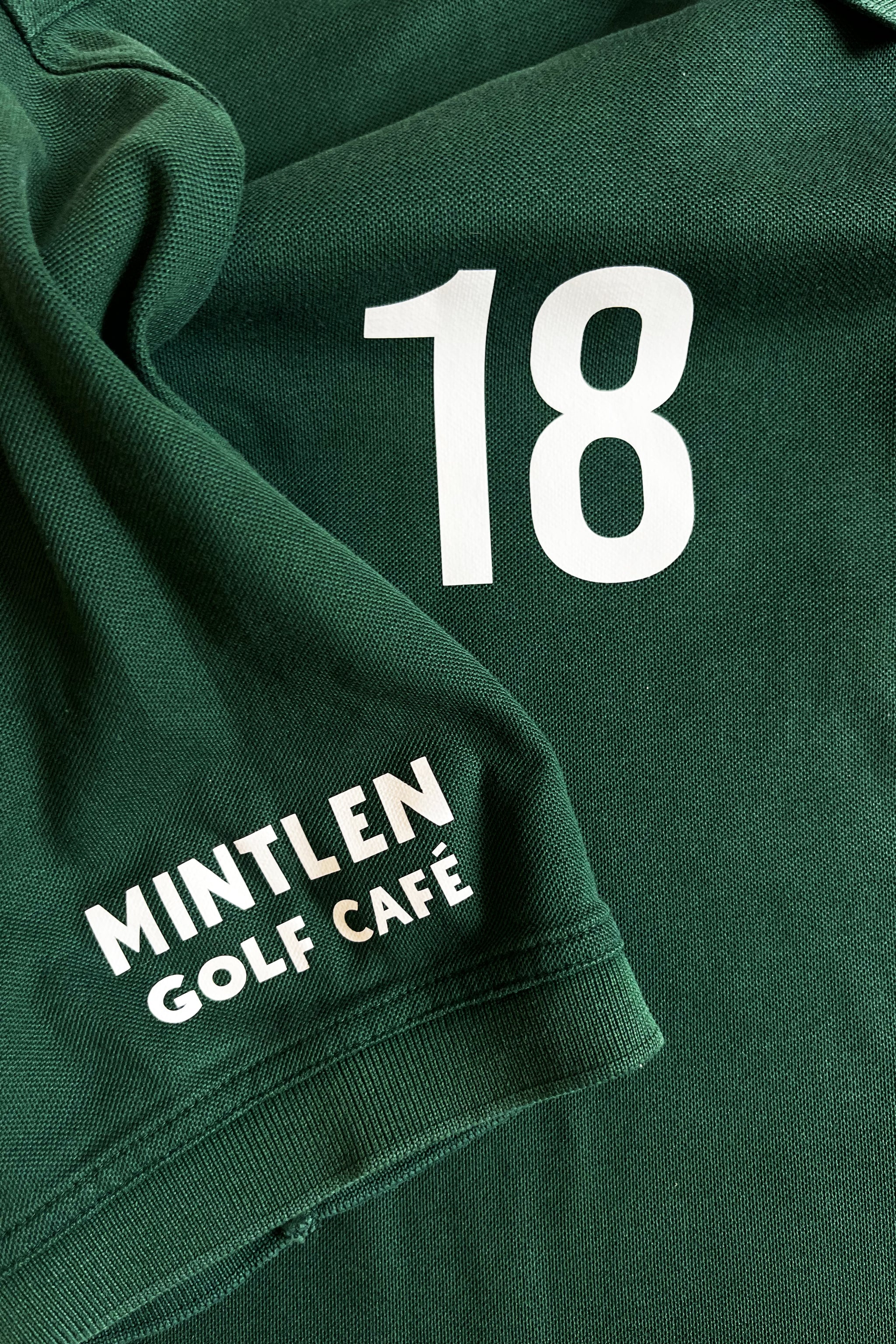 SCHAUFFELE No. 18 Golf Jersey – Mintlen Golf Café – Azalea Green | 14 of 18