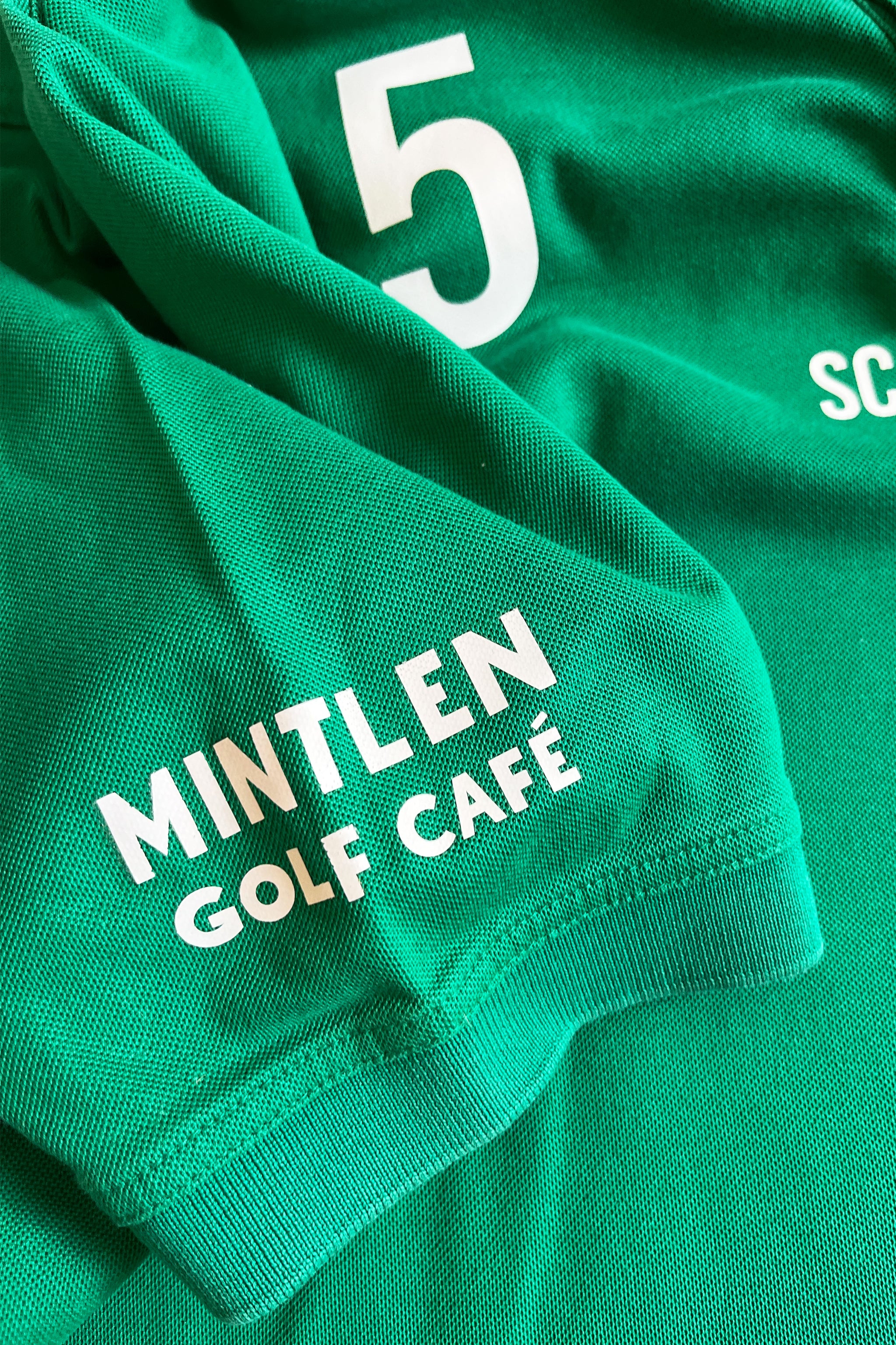 SCHEFFLER No. 5 Golf Jersey – Mintlen Golf Café – Azalea Green | 6 of 18