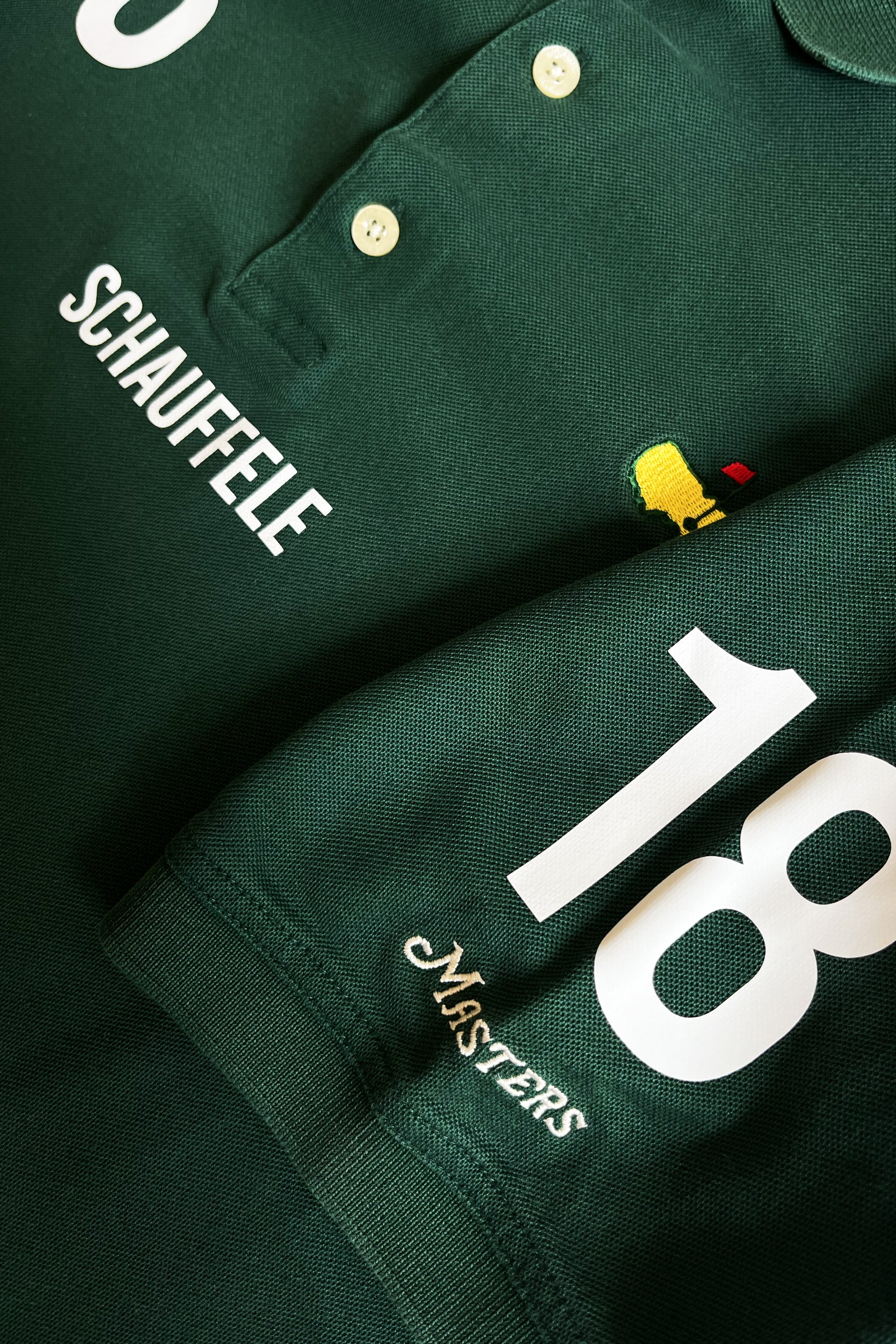 SCHAUFFELE No. 18 Golf Jersey – Mintlen Golf Café – Azalea Green | 14 of 18