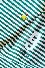 SPIETH No. 9 Golf Jersey – Mintlen Golf Café – Azalea Green and White Stripes | 17 of 18